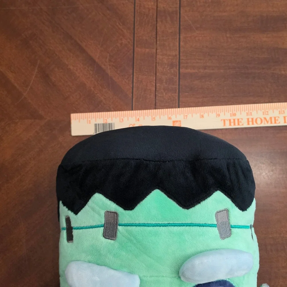 Dan Dee Plush 24in Bluey Frankenstein Halloween Large Stuffed Toy Blue Green